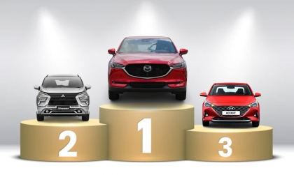 Thị trường ô tô Việt Nam tháng 9/2023: Top 10 mẫu xe bán nhiều nhất - Mazda CX-5 tiếp tục dẫn đầu